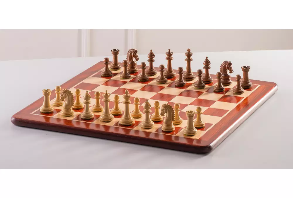 Figury szachowe Sheikh Akacja 3,75 cala